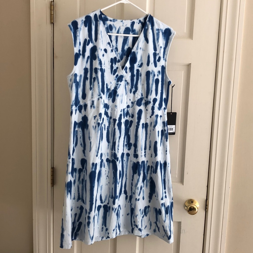 LAST CALL BEFORE THREDUP! 
Peach Loreto Tie Dye Dress, NWT Size Large